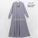 GPa-089 Gamis Polos Semi Klok
